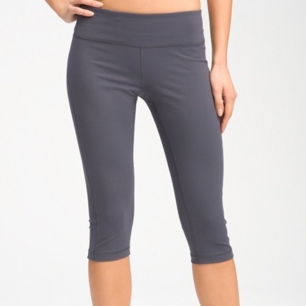 Zella Live In Crop Legging Two-Side Orange Gray XS